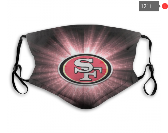 NFL San Francisco 49ers #6 Dust mask with filter->nfl dust mask->Sports Accessory